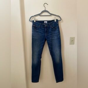 Hudson Krista Super Skinny Jeans Size 27 Dark Wash Stretch Denim